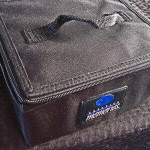 Creative Memories 7" x 8.5" x 4" Storage Organizer Case Tote Handle Black